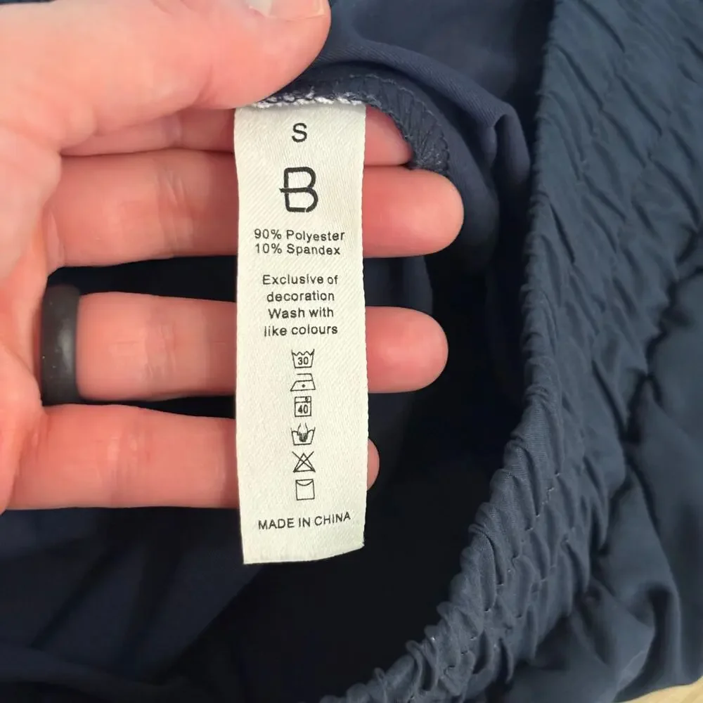 Blooming Jelly‎ Shorts Small Navy Running Bike Pockets Lined Active 2